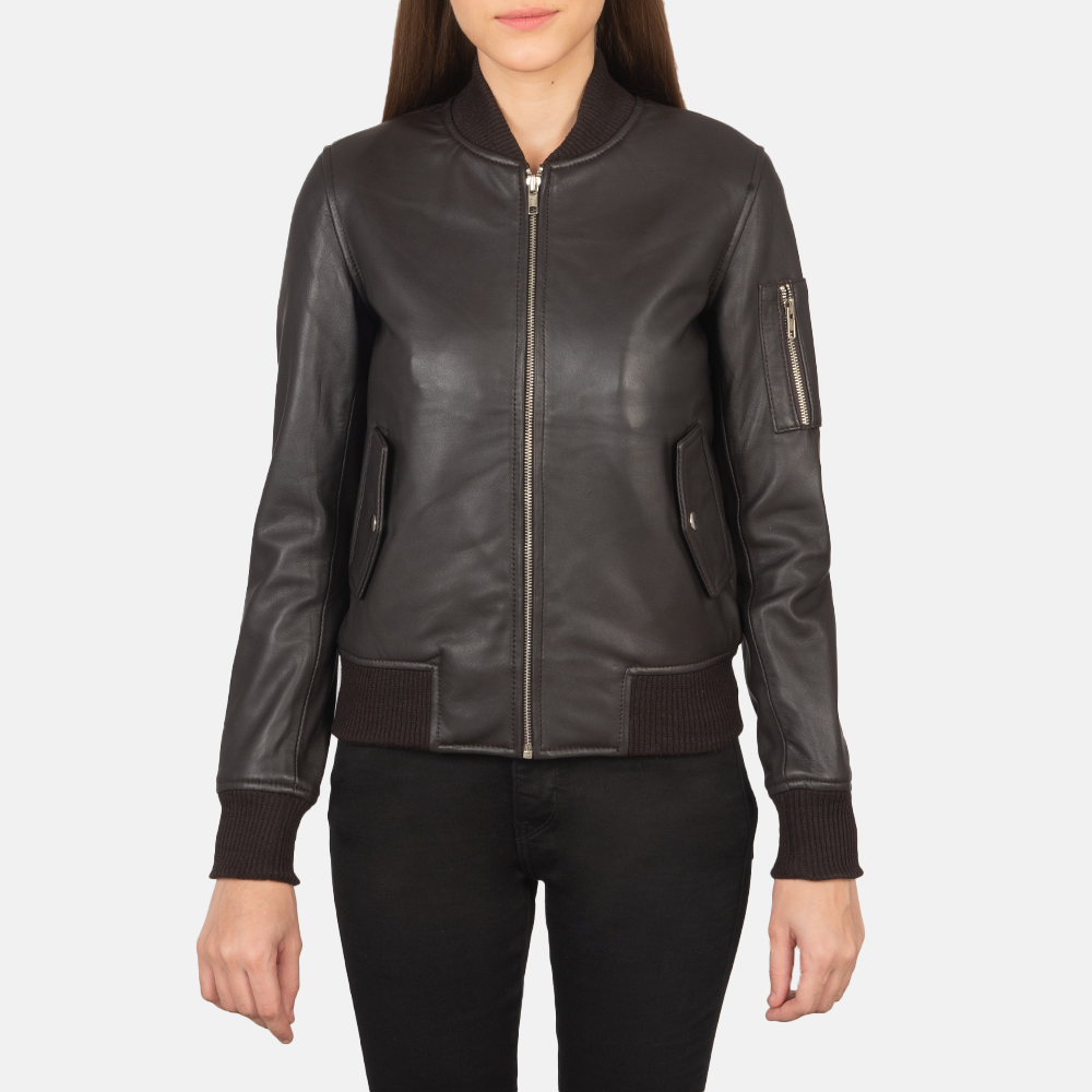 WomensAvaMa-1BrownLeatherBomberJacketCloseFront-5-1659371833236.jpg